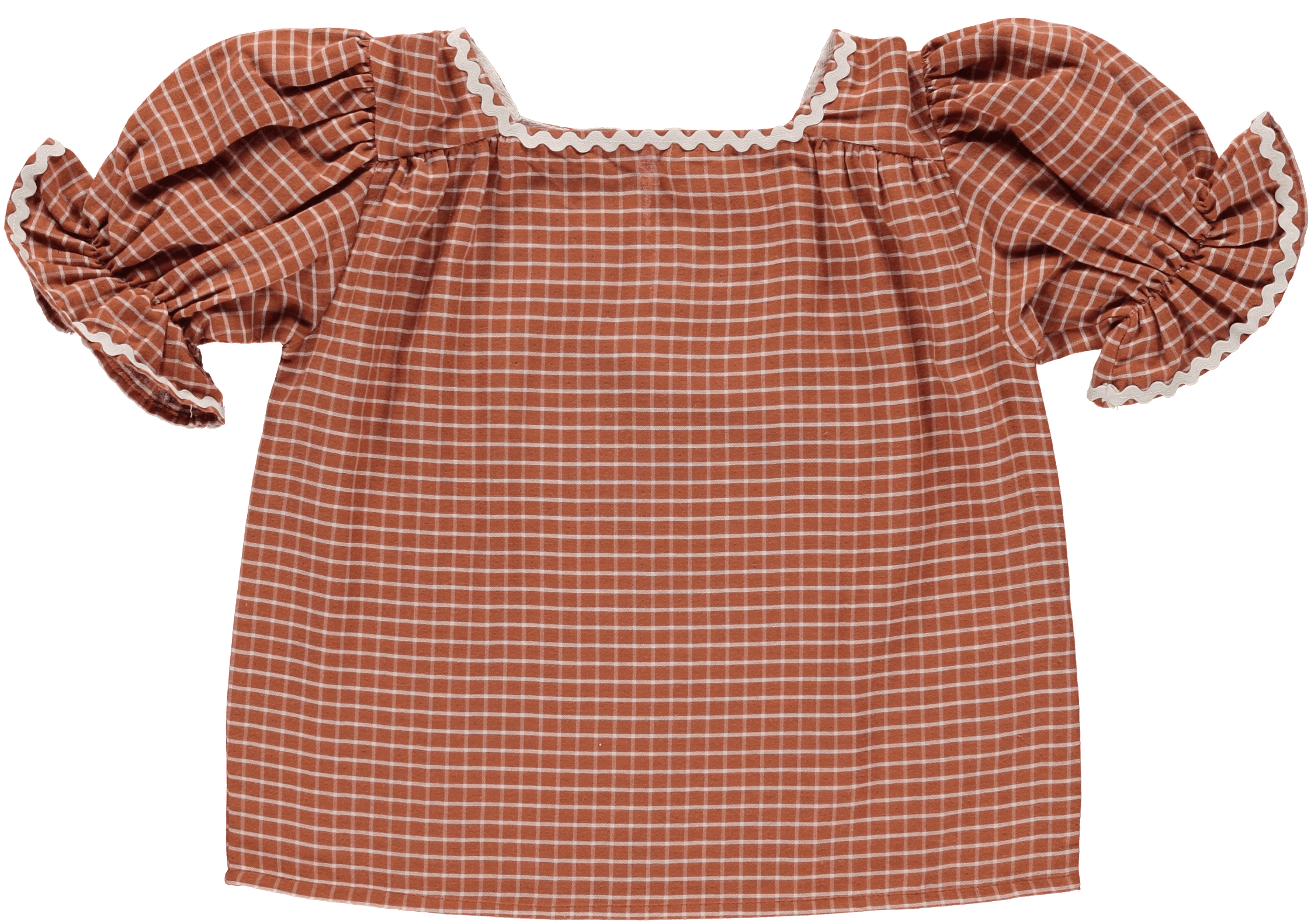 [50%OFF] Estella Blouse Check