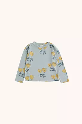 [50%OFF] Flowers Allover T-Shirt