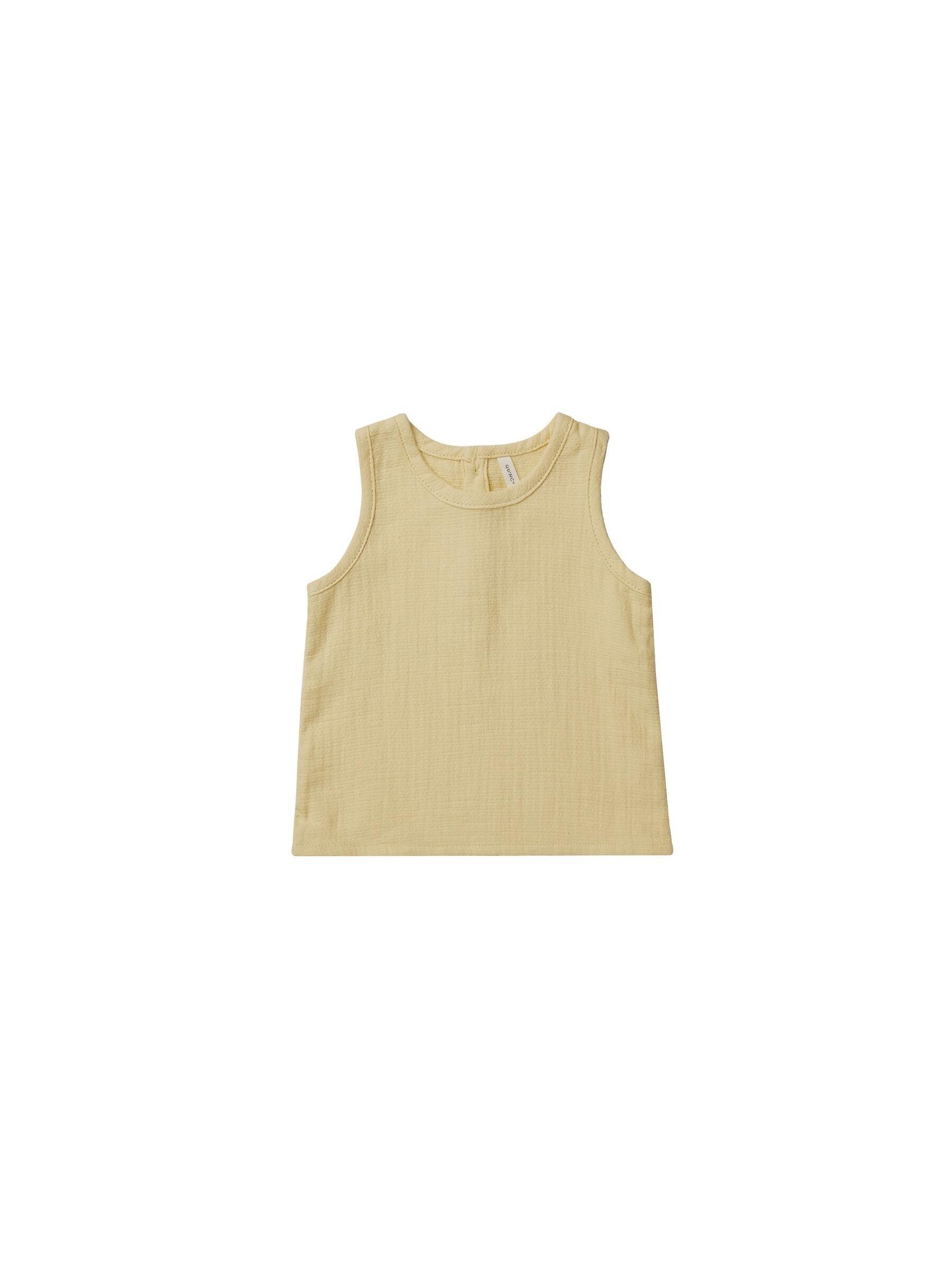 [50%OFF] woven tank | yellow