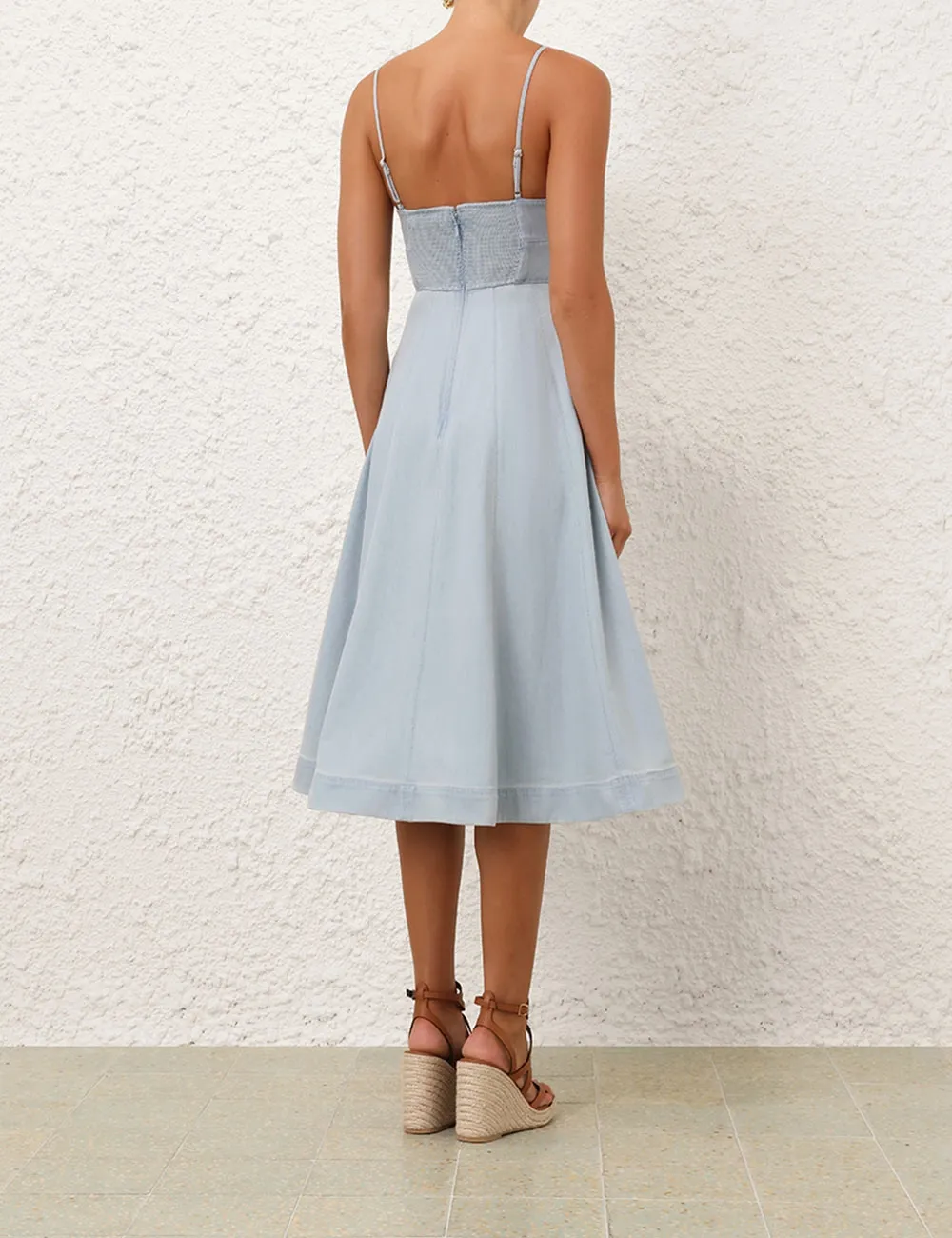 Acacia Denim Swing Dress