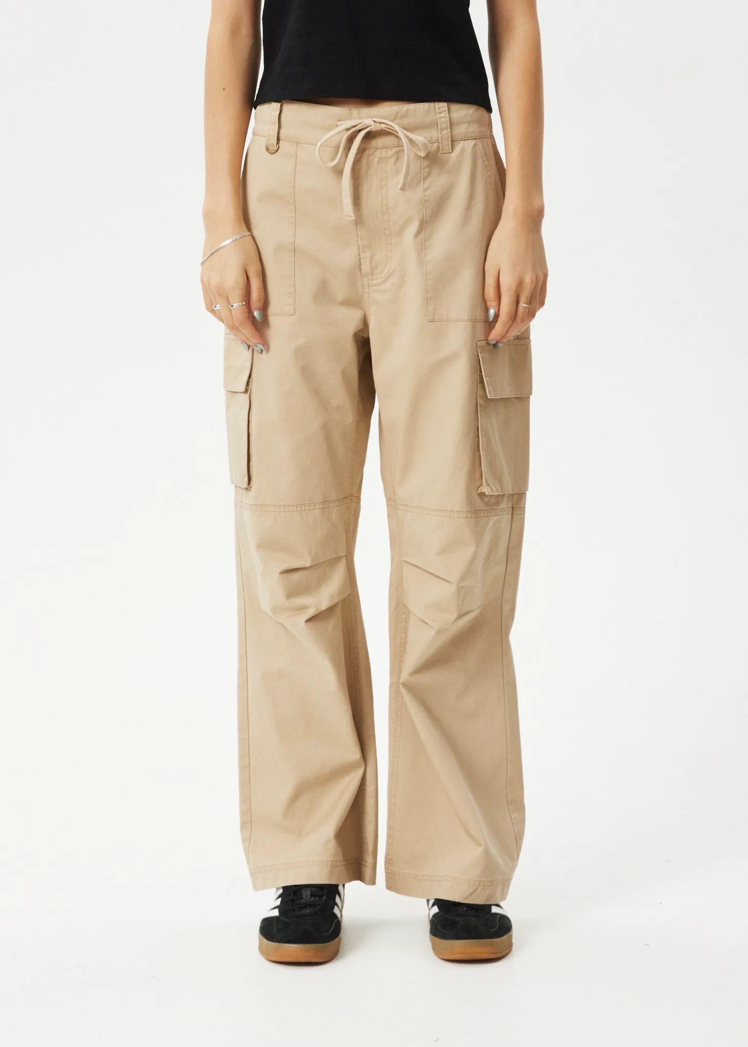 AFENDS Womens Apprentice - Cargo Pants - Taupe