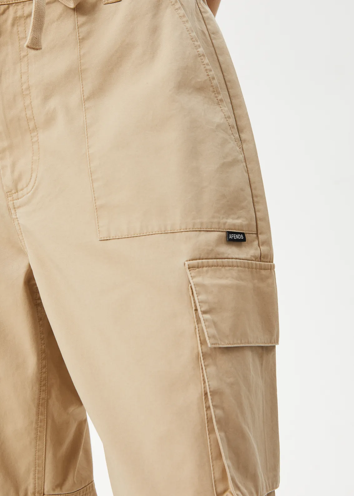 AFENDS Womens Apprentice - Cargo Pants - Taupe