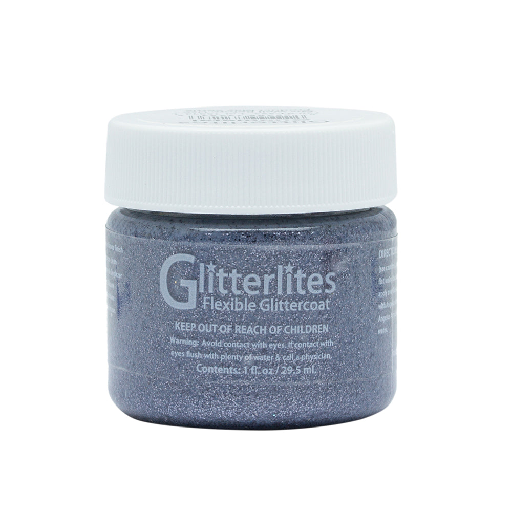 Angelus Glitter Leather Paint - Gunmetal 136