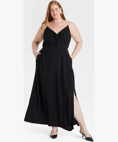 Ava & Viv Women's Slit Maxi Dress