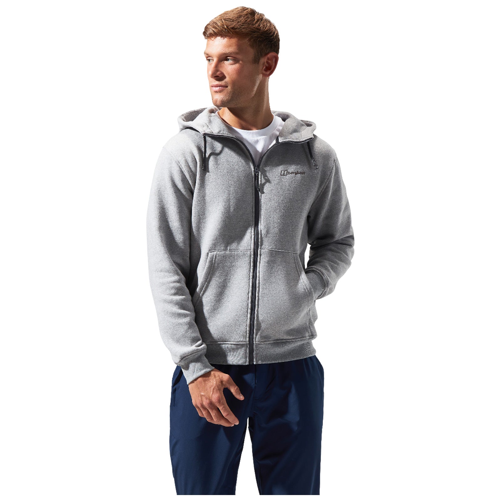 Berghaus Mens Logo Full Zip Hoodie