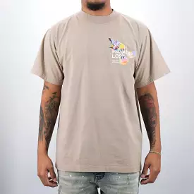 BIRDS EYE VIEW PREM TEE OATMEAL