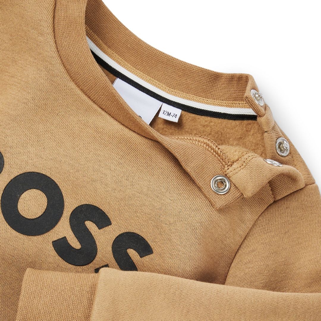 Boss Sweater Logo Coffee