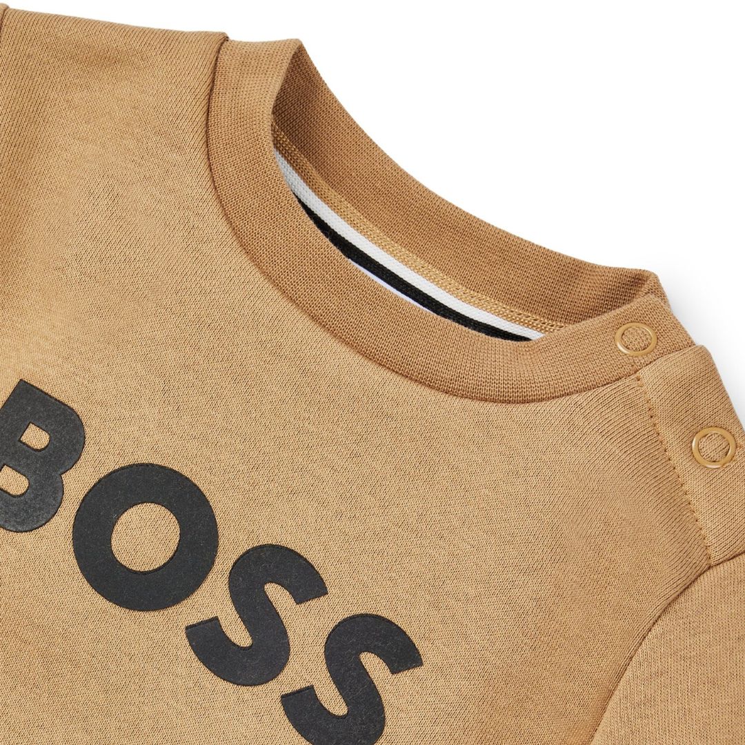 Boss Sweater Logo Coffee