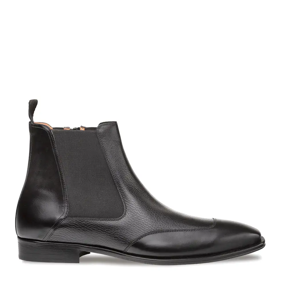 Cadence Leather Side Zip Chelsea Boot