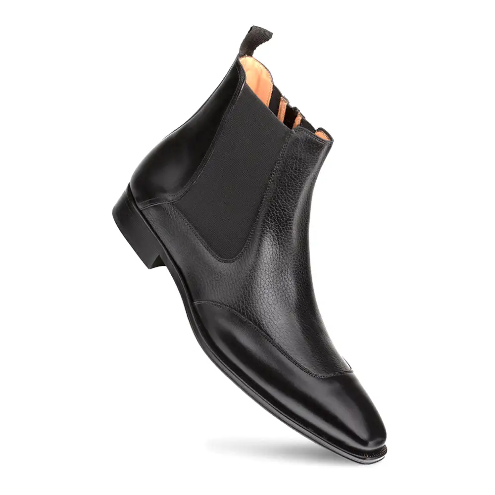 Cadence Leather Side Zip Chelsea Boot