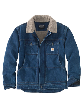 Carhartt Relaxed Fit Denim Sherpa-Lined Jacket