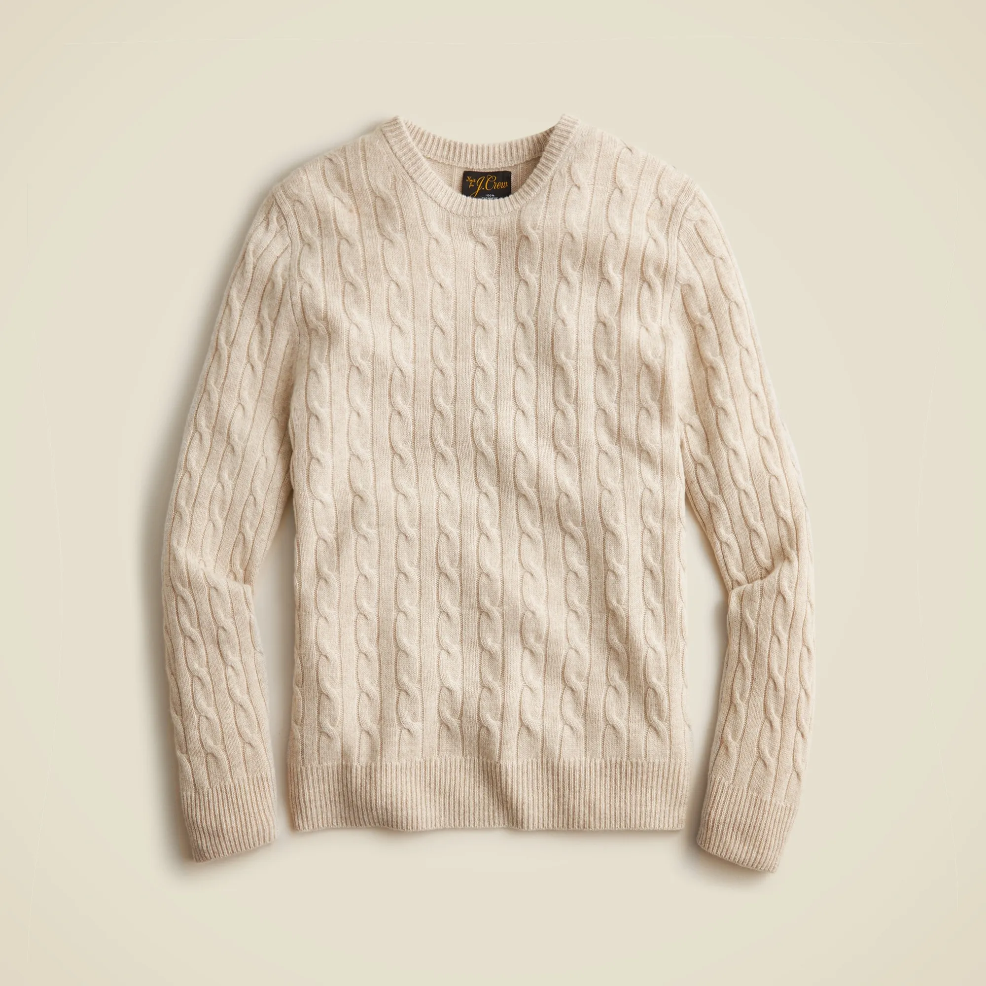 Cashmere cable-knit sweater