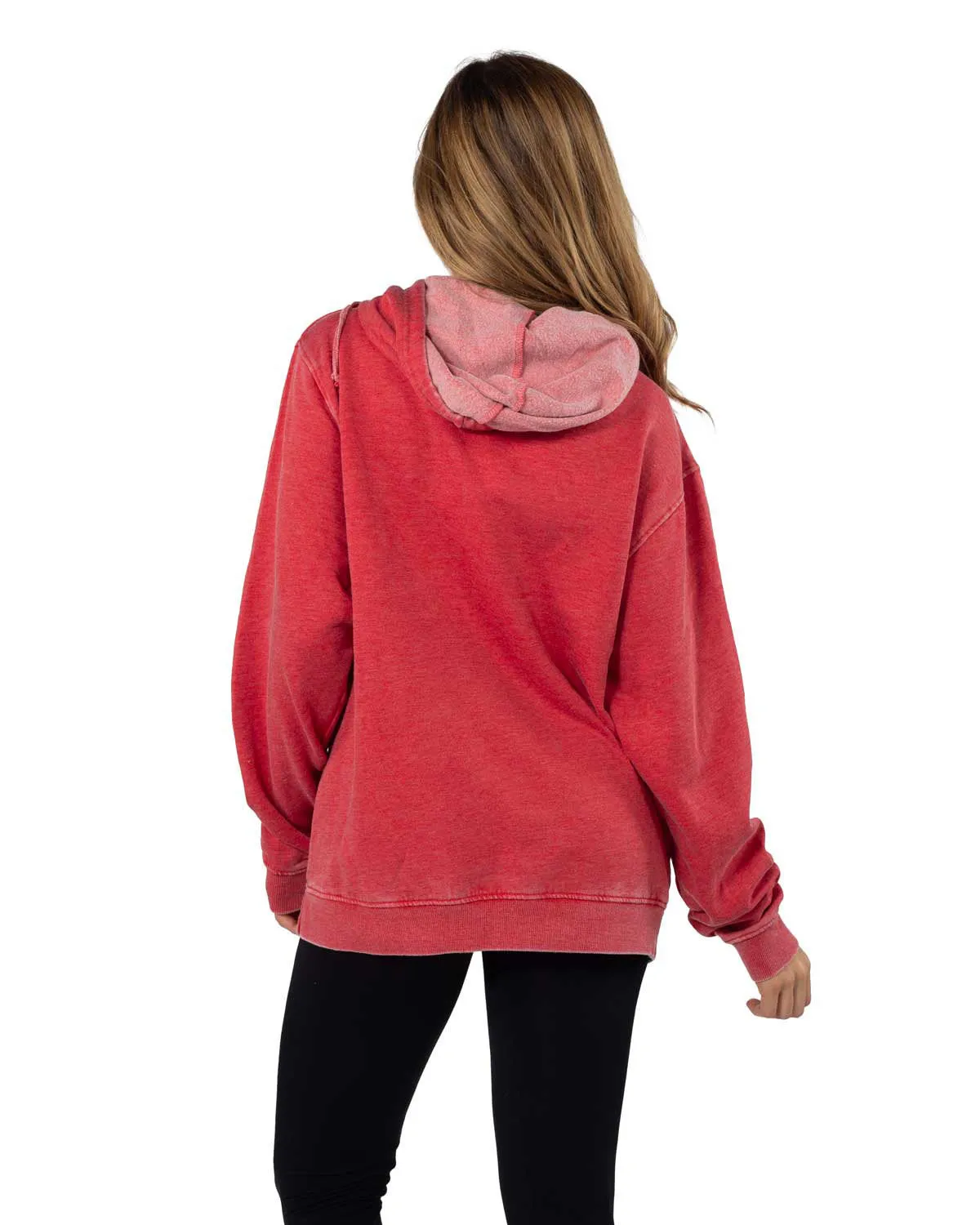 Chicka-d Ladies' Burnout Everybody Hooded Sweatshirt