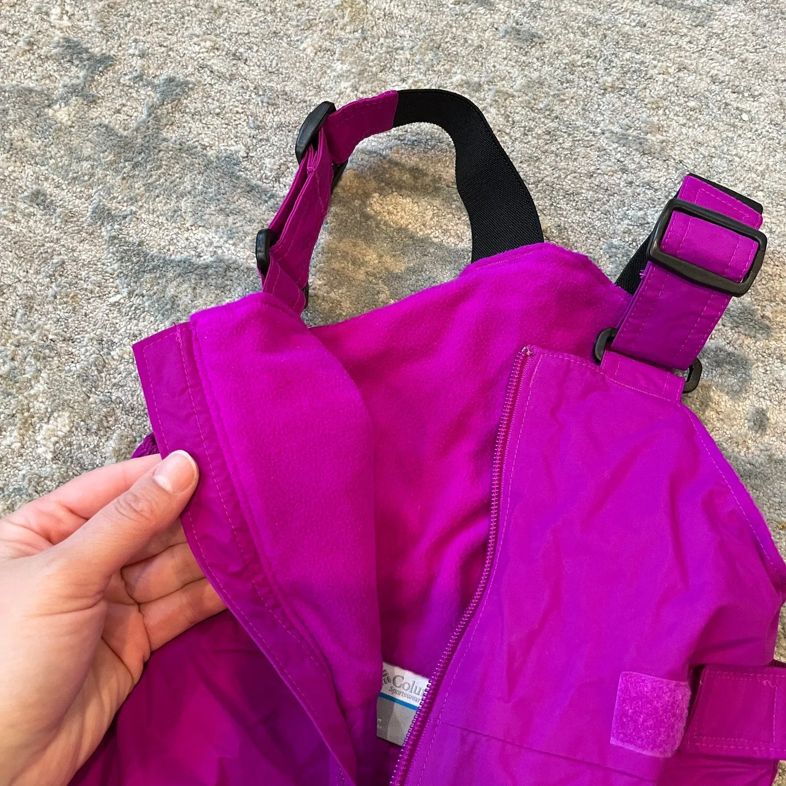 Columbia Magenta Insulated Snow Bib 2T