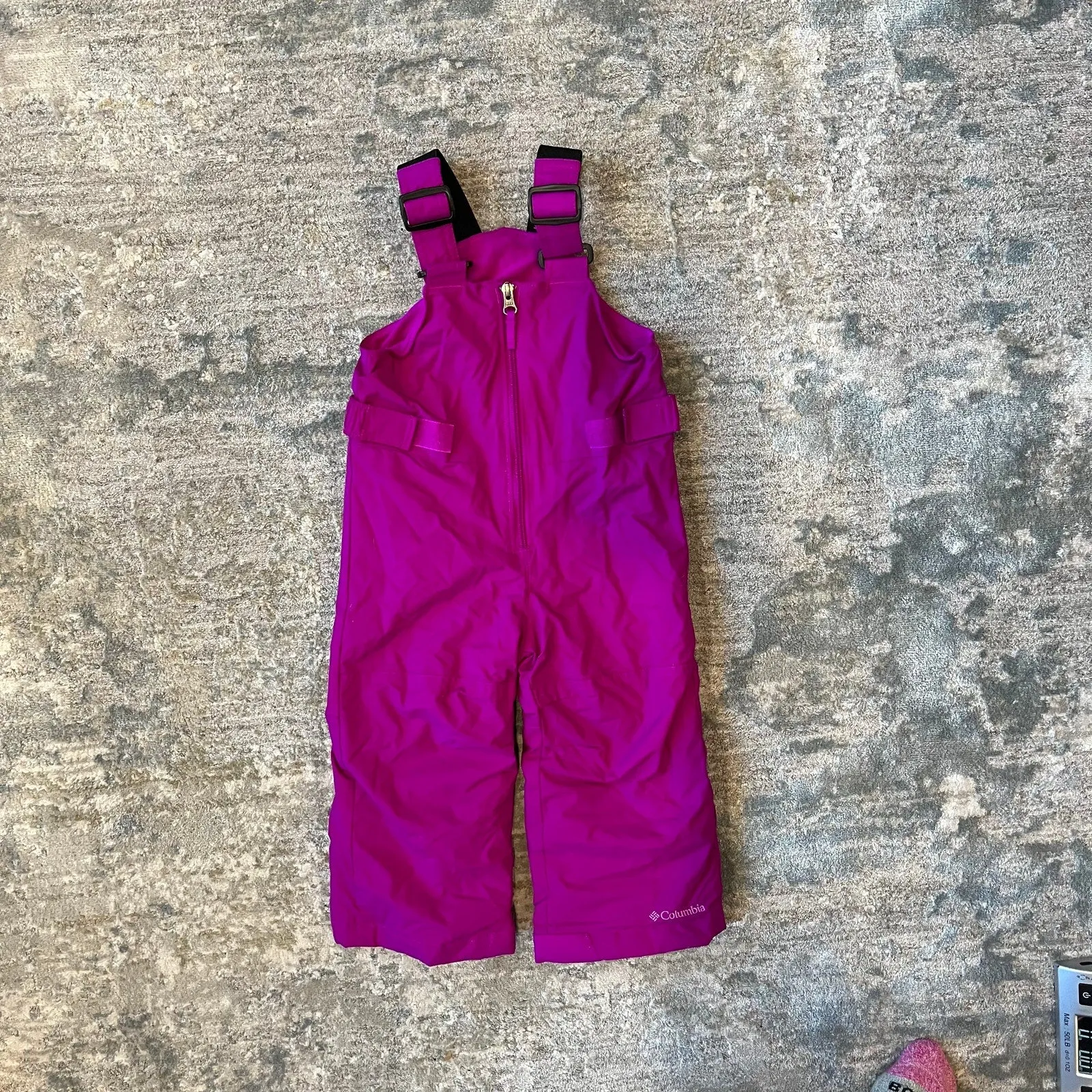 Columbia Magenta Insulated Snow Bib 2T