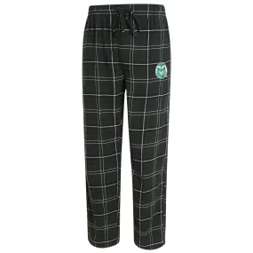 Concepts Sport Colorado State Rams Green/Black Ultimate Flannel Pants