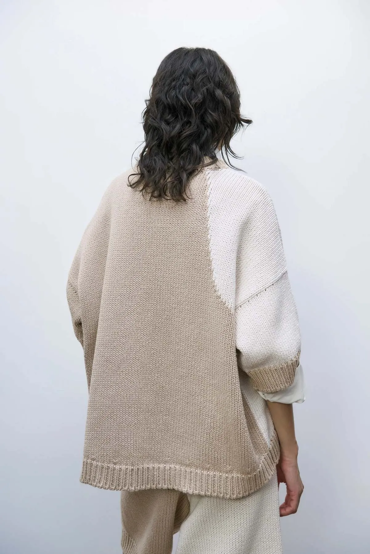 Cotton Sweater - Bicolor