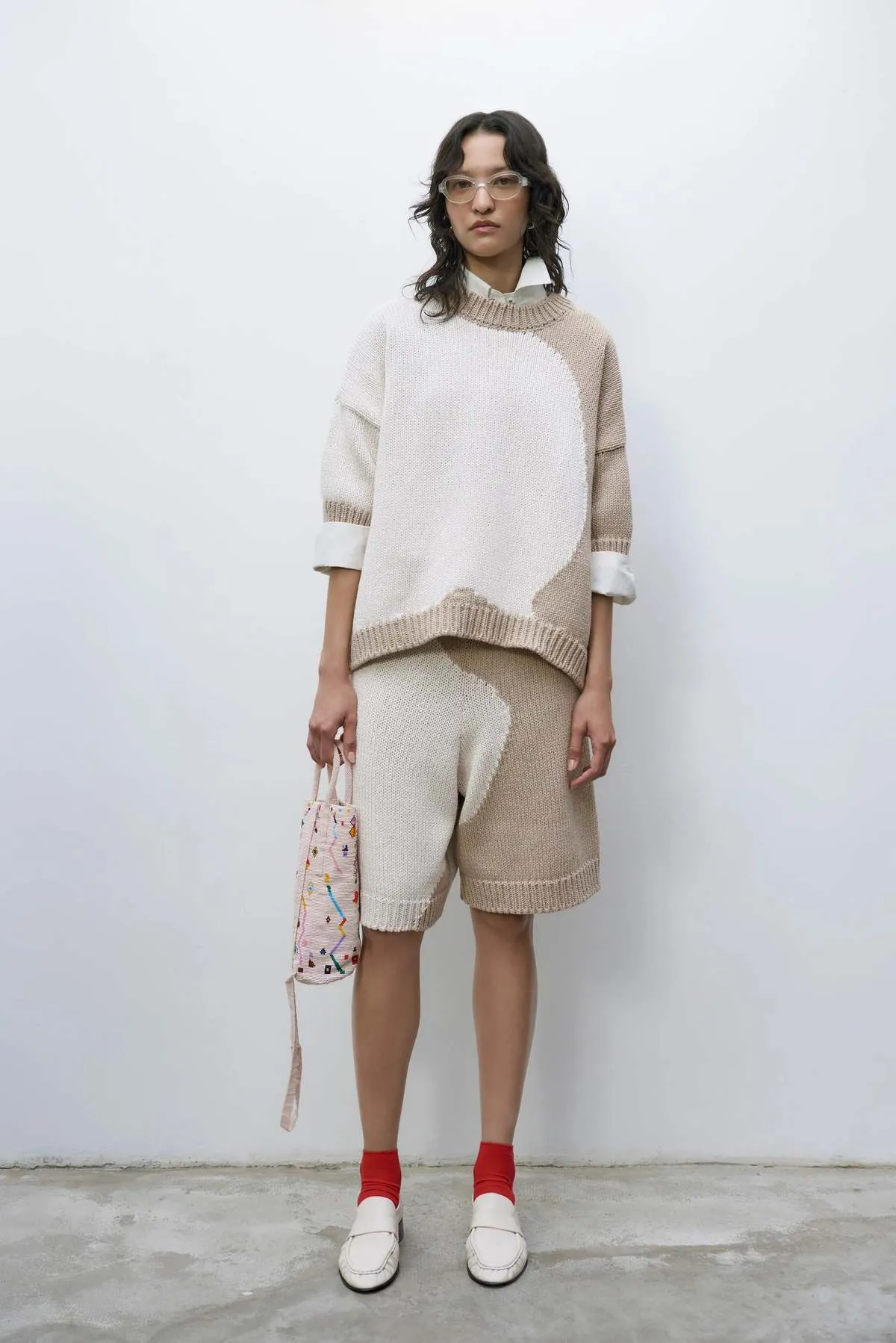 Cotton Sweater - Bicolor