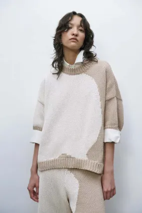 Cotton Sweater - Bicolor