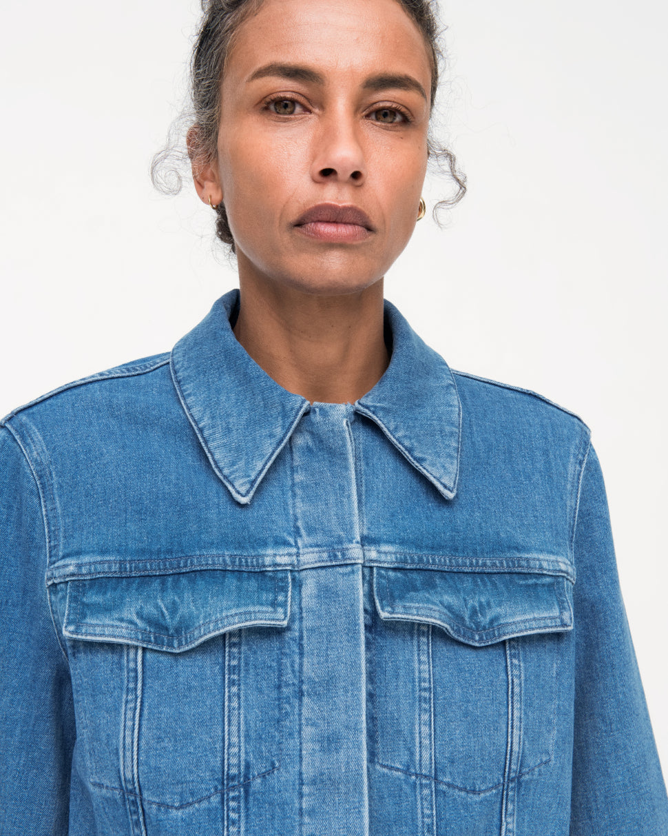 Cropped Denim Jacket