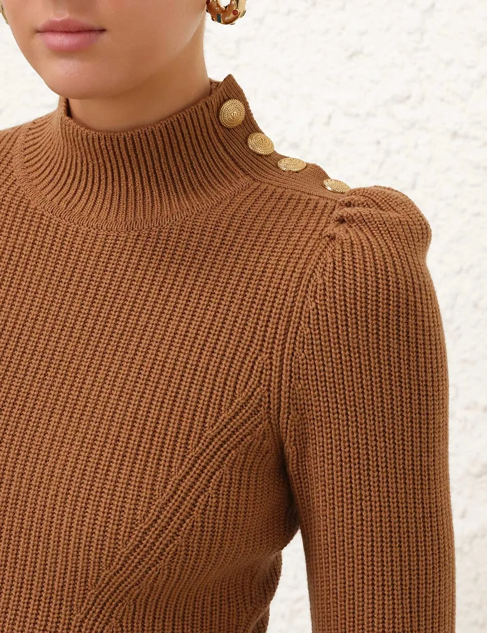 Crush Buttoned Sweater