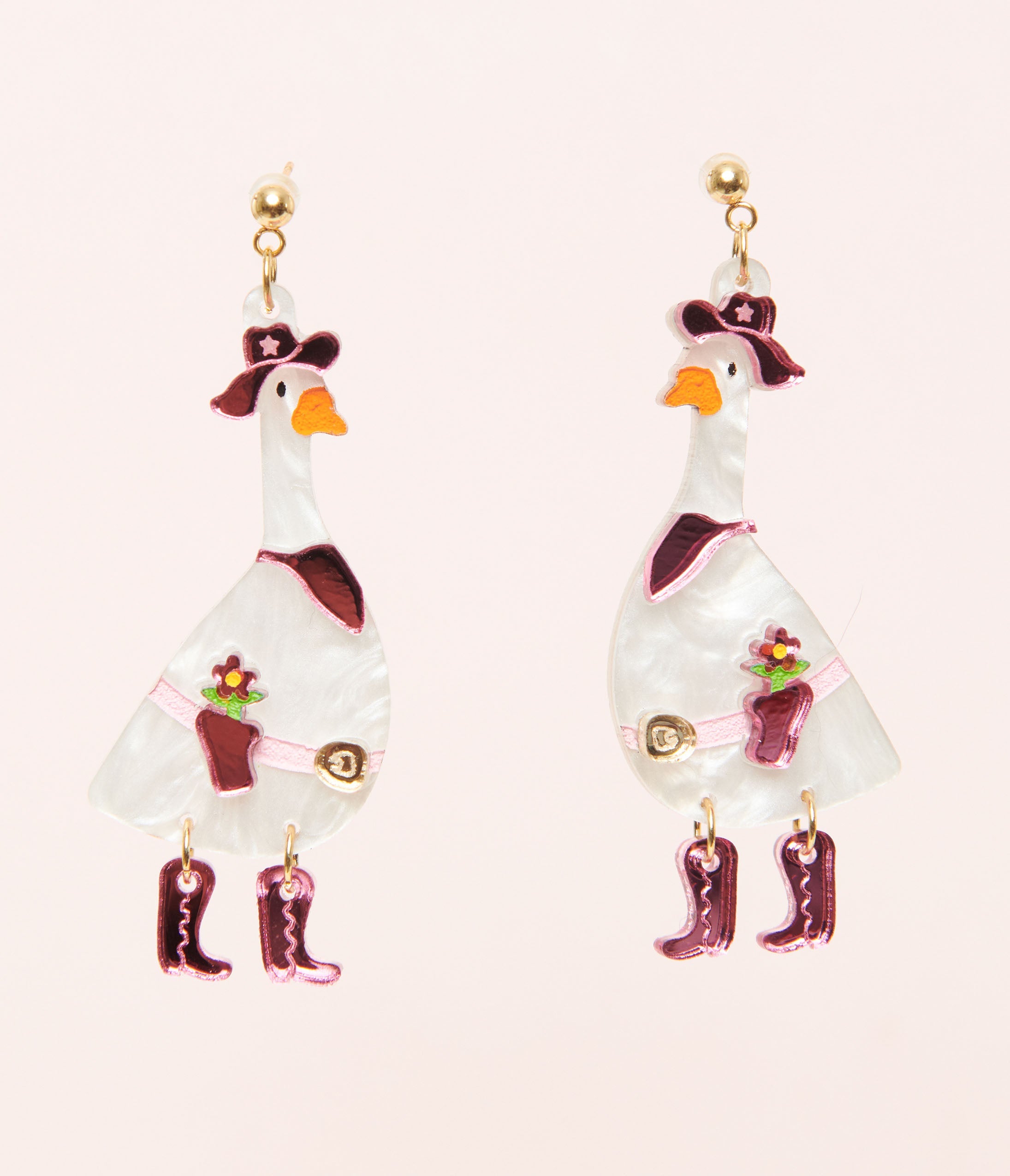 Dolly Goose Drop Earrings