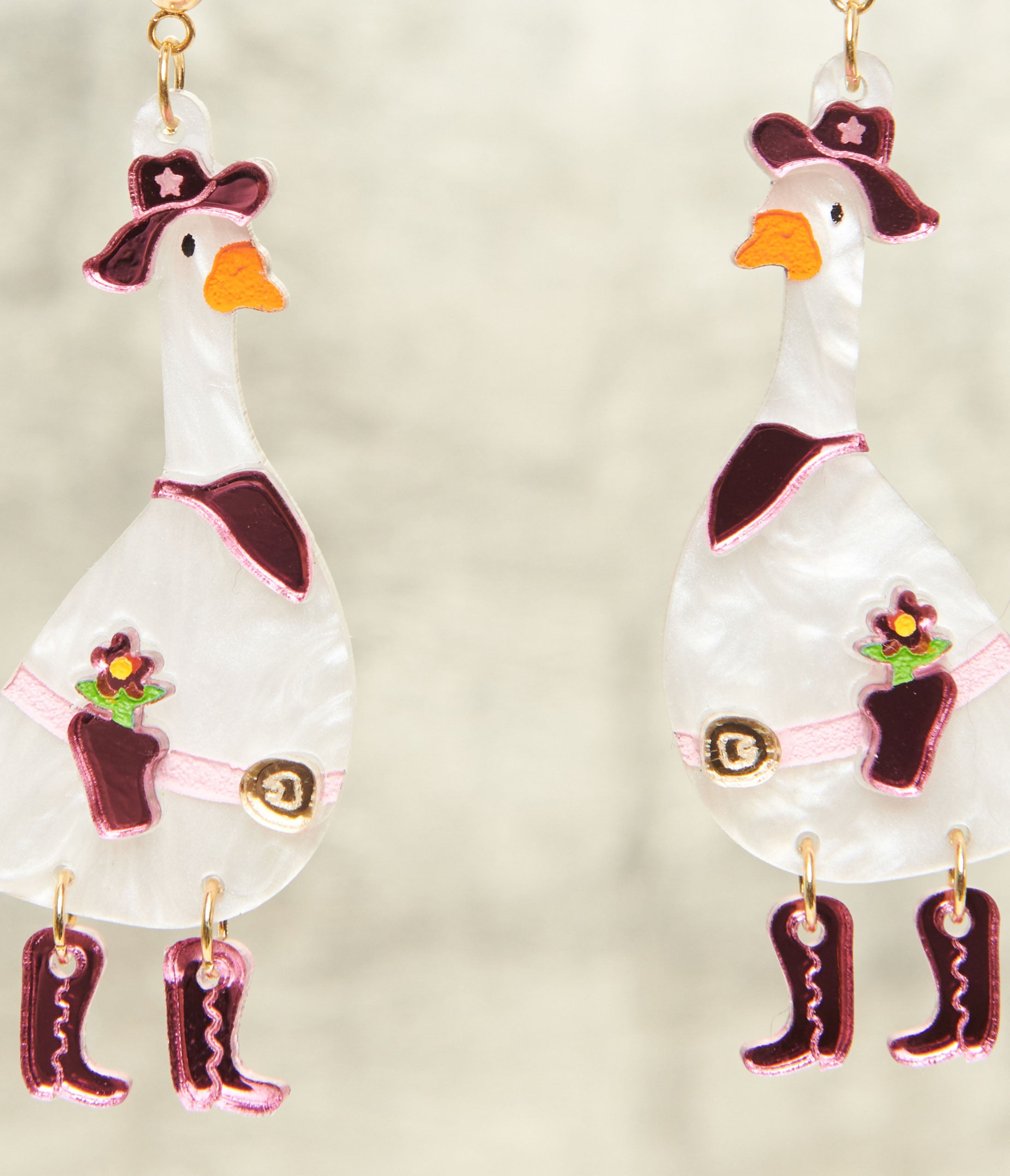 Dolly Goose Drop Earrings