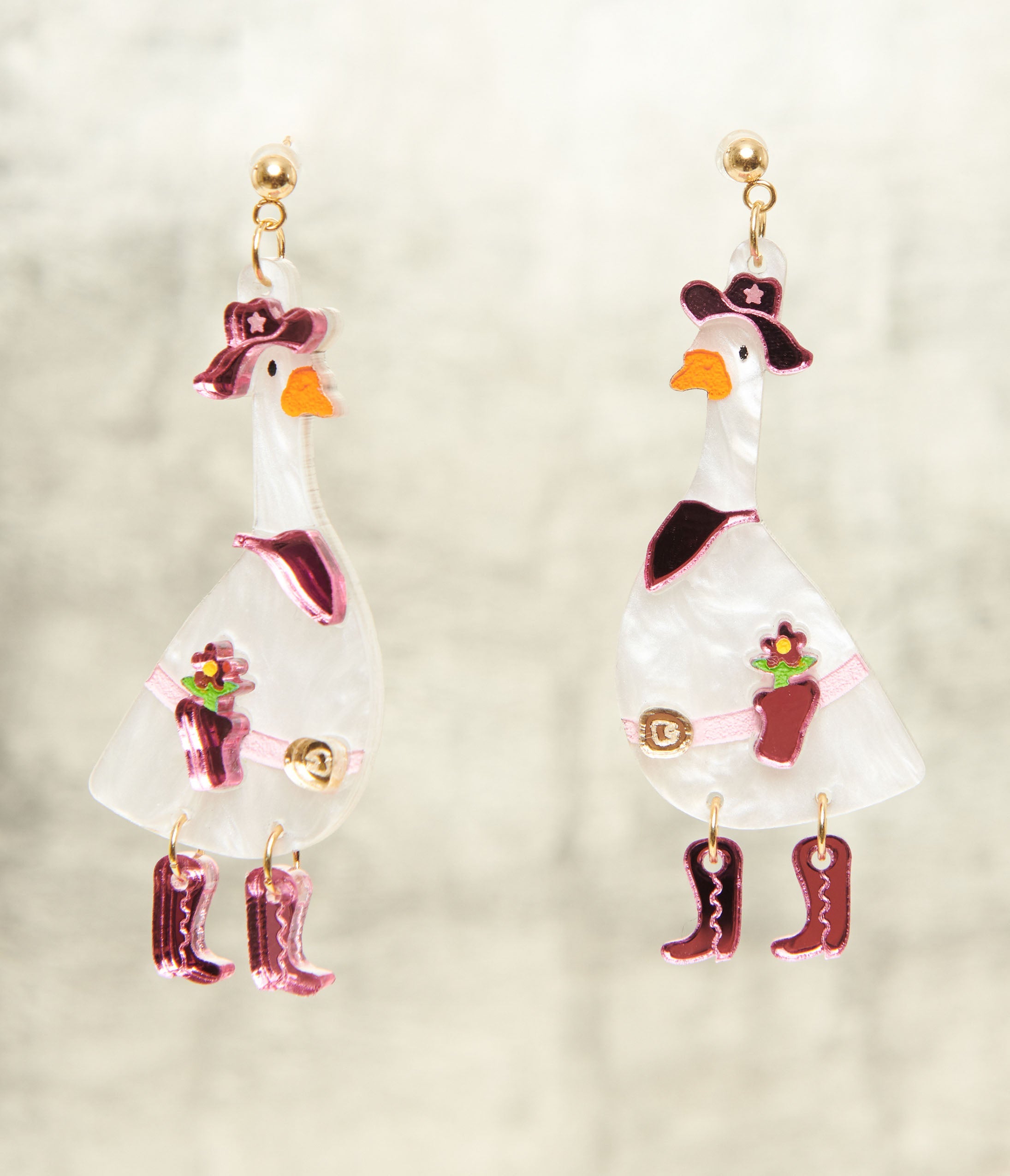 Dolly Goose Drop Earrings