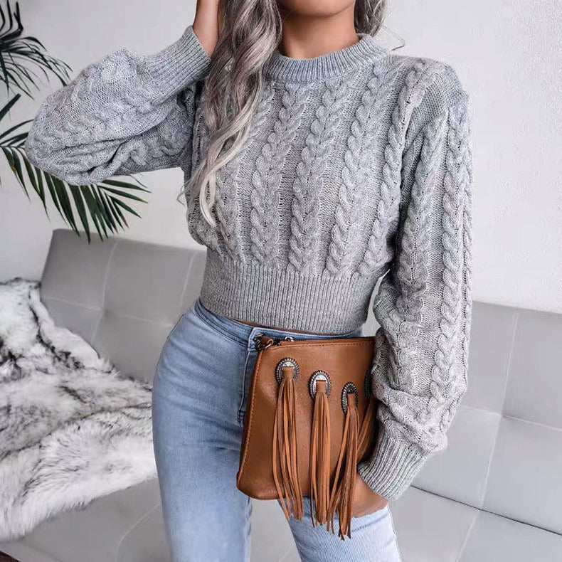 DORIANA SWEATER CROP TOP