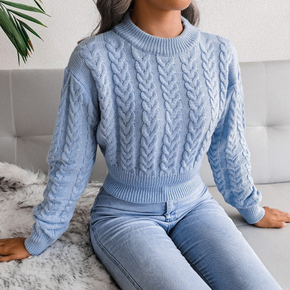 DORIANA SWEATER CROP TOP