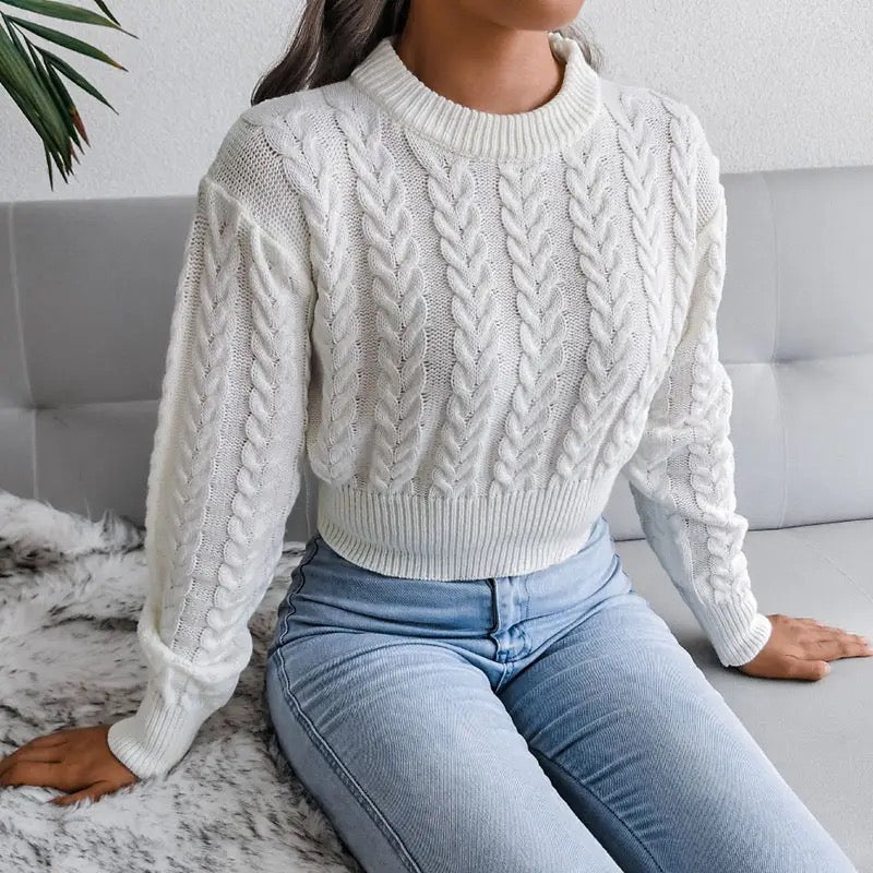 DORIANA SWEATER CROP TOP