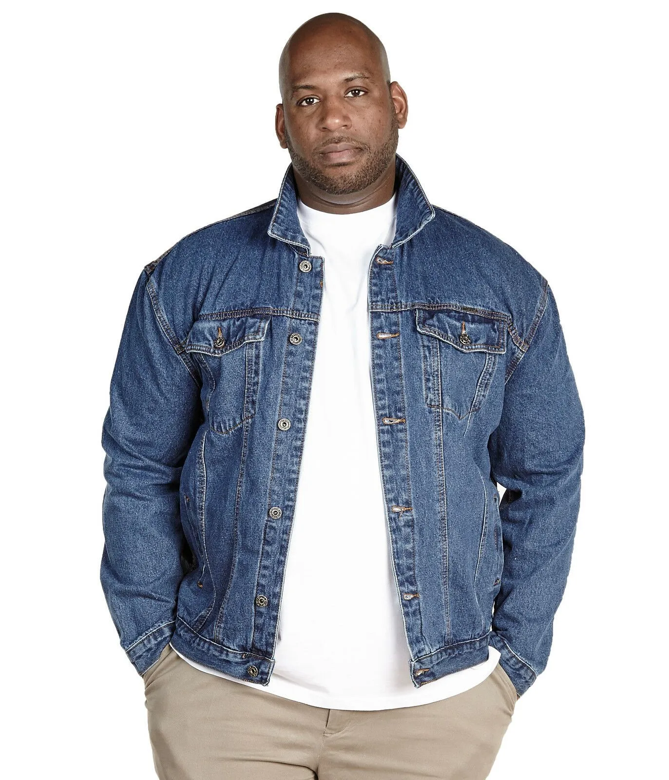 Duke Western Denim Trucker Jacket Stonewash Blue