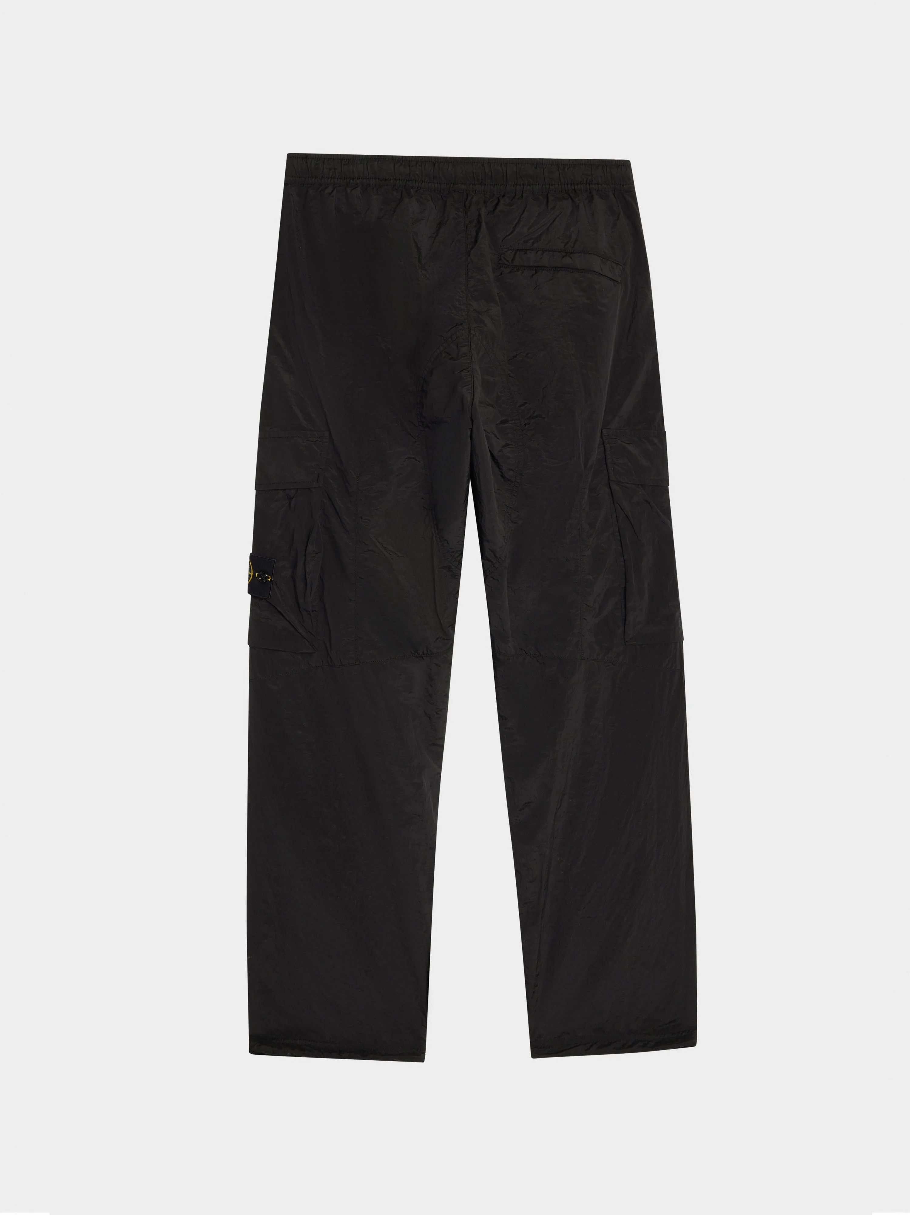 ECONYL Nylon Metal Cargo Pants, Black