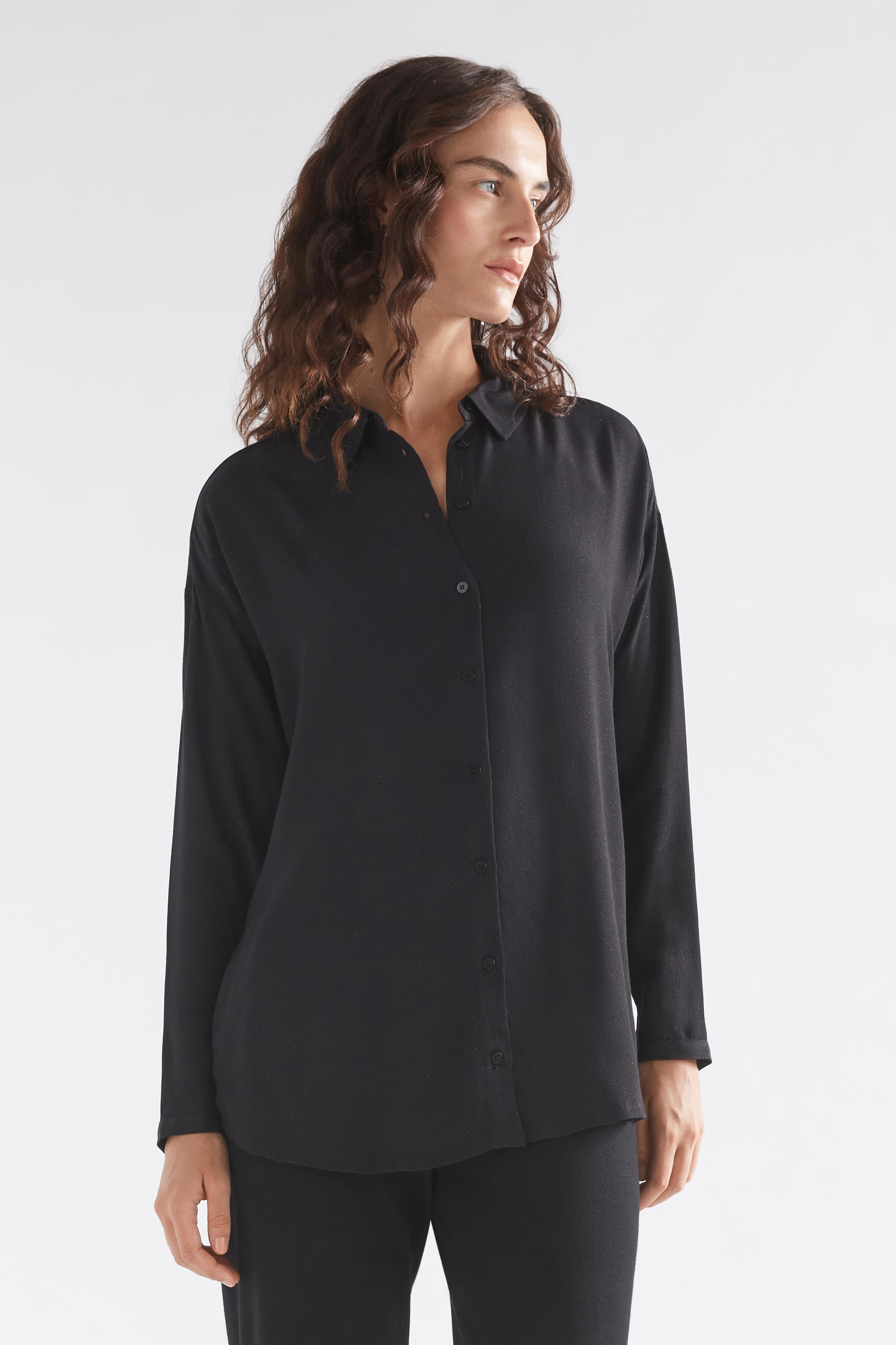 Elk The Label - Blic Sheer Shirt - Black Metallic