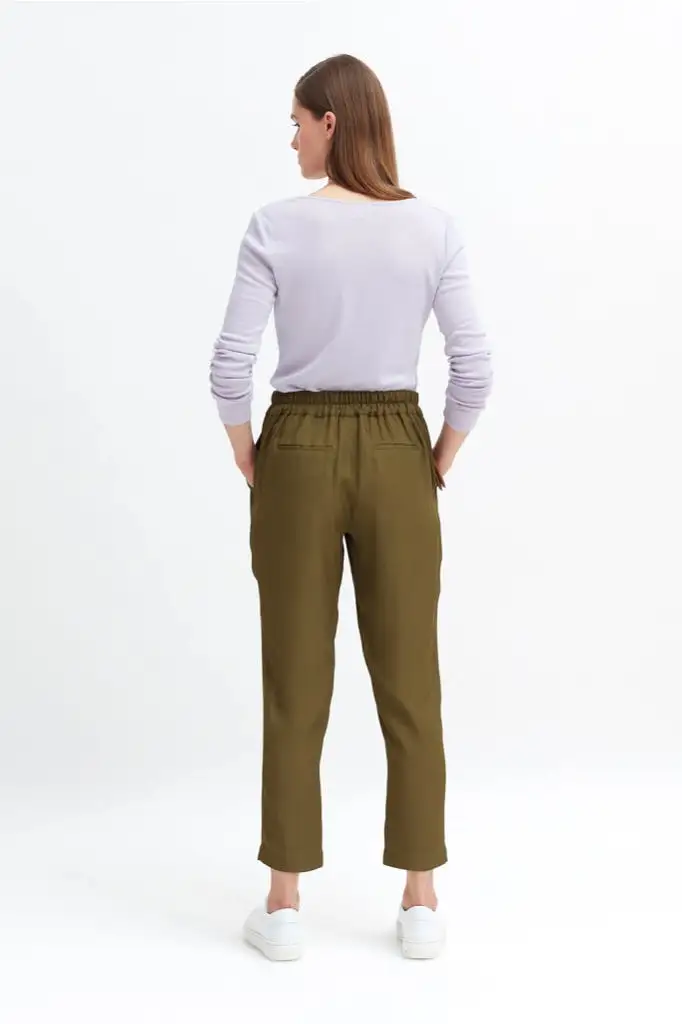 Elk The Label - Kiiltava Pant - Olive