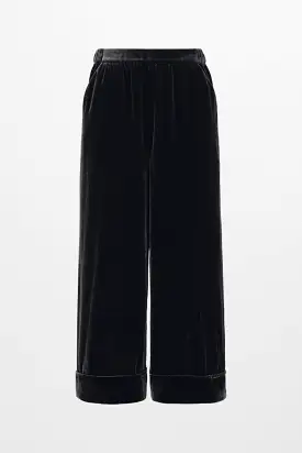 Elk The Label - Metti Velvet Pants - Charcoal