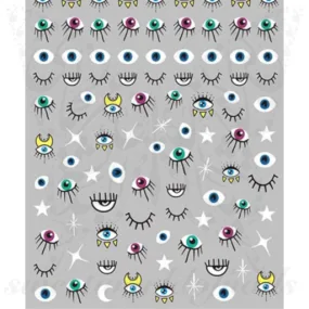 Evil Eye Nail Art Stickers