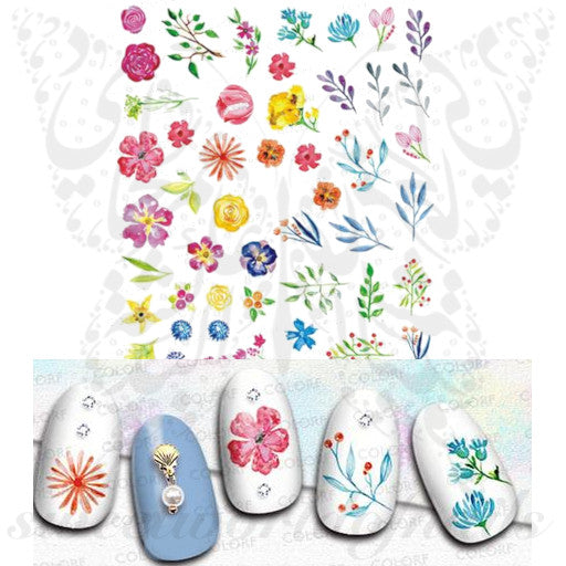 Flower Nail ART Stickers