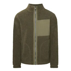 GANT Reversible Fleece Jacket - Khaki