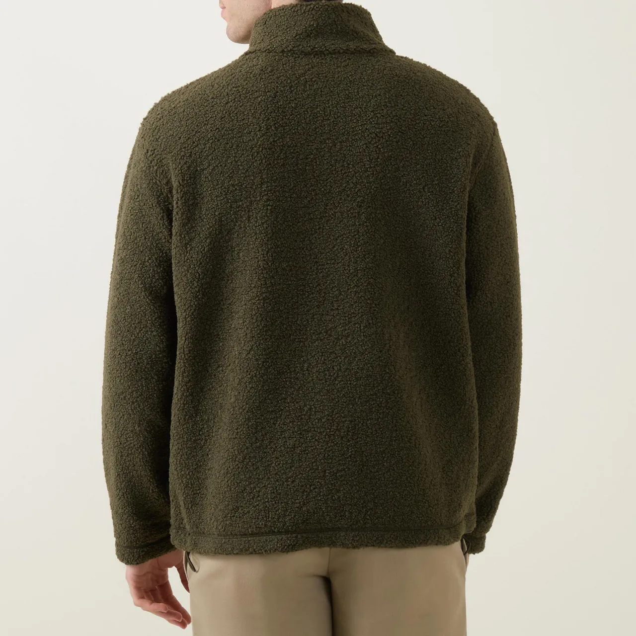 GANT Reversible Fleece Jacket - Khaki