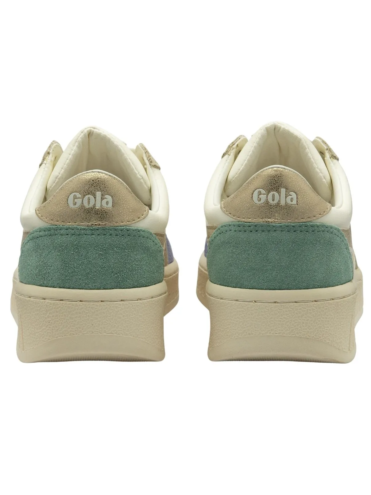 Gola Grandslam Quadrant Sneaker White/Lav/Gold/Green