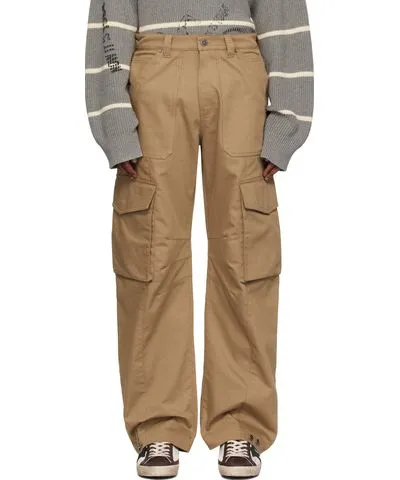 Golden Goose Beige Wide-Leg Cargo Pants