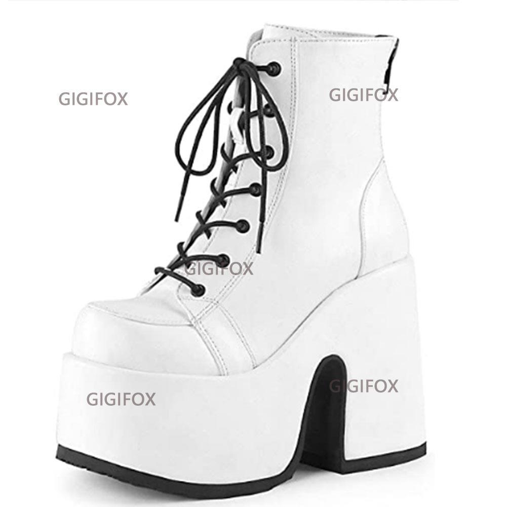 Gothic Style Extreme High Block Heels