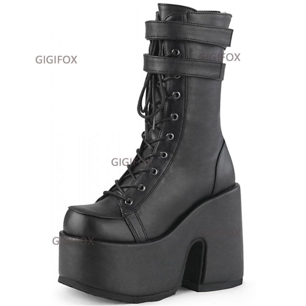 Gothic Style Extreme High Block Heels