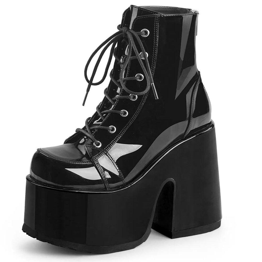 Gothic Style Extreme High Block Heels