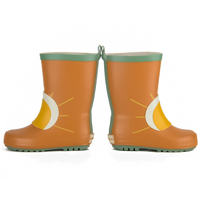 Grech & Co. Baby And Child Rain Boots Spice Brown