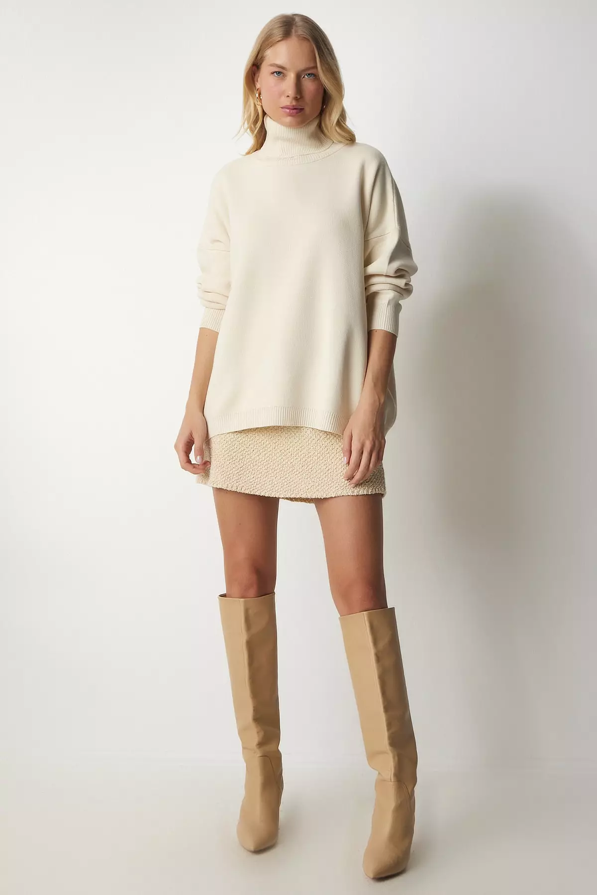 Happiness Istanbul Turtleneck Knit Sweater