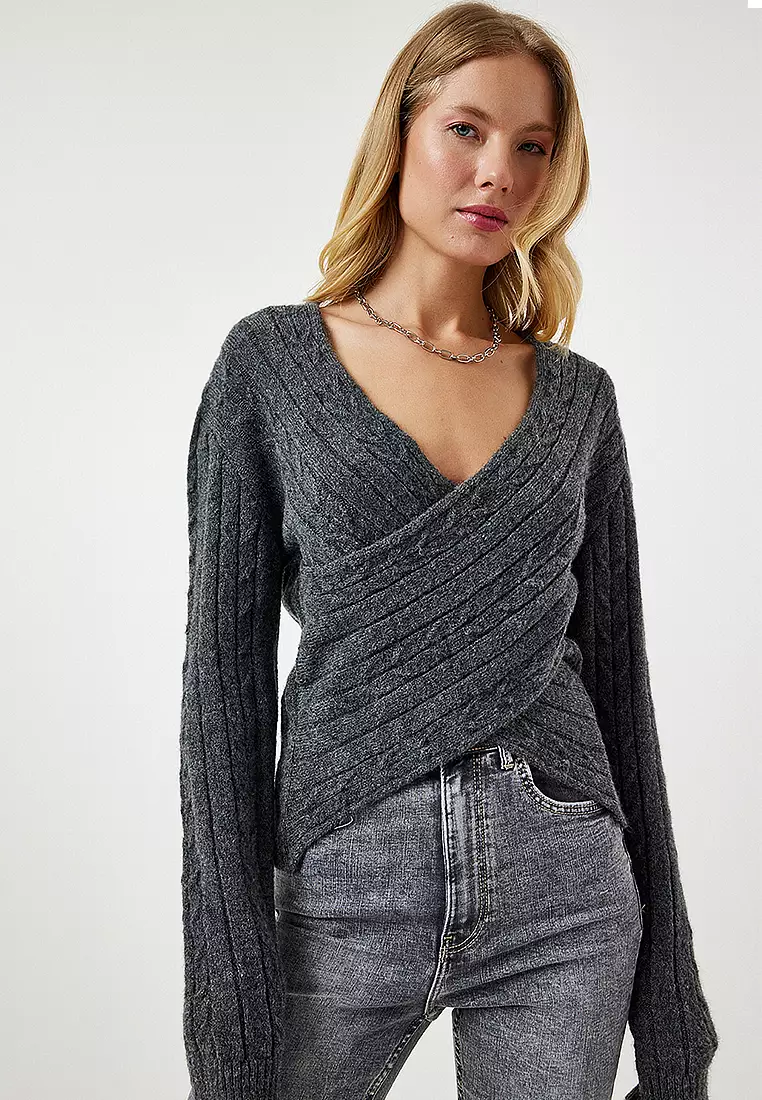 Happiness Istanbul Wrap Sweater