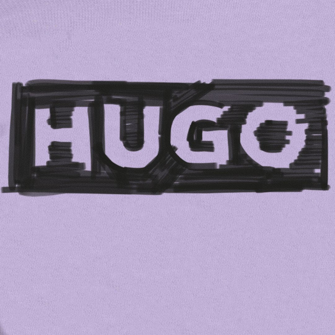 Hugo Sweater Logo Lilac