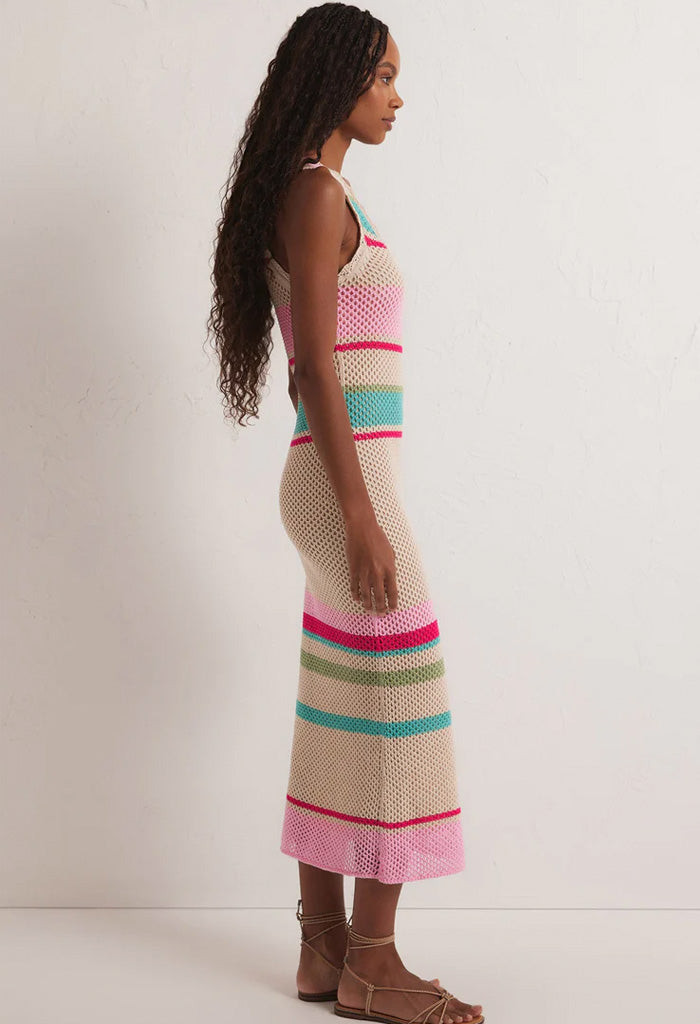 Ibiza Stripe Sweater Dress